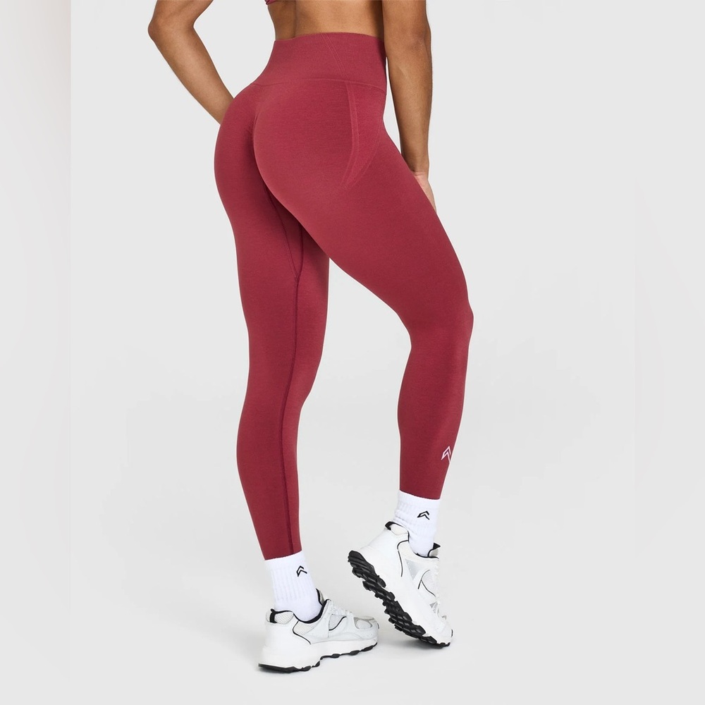 Oner Active Effortless Seamless Leggings - Burnt Cherry - M Long